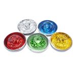 Red Blue Yellow White Green Tempered Glass Solar Cat Eye Reflective Powered Road