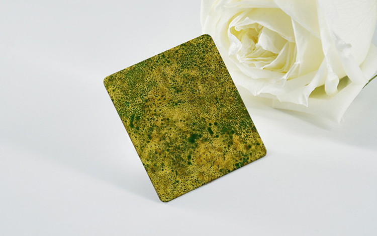 30mm Width Decorative Stainless Steel Sheet Antique Verdigris Finish Copper Patina Of Modern Decoration Project