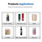 10-270mm Cylindojet UV Printer With LCD Touch Screen Control Panel