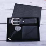 Unisex Daily Life Minibook Men's Gift Sets Watch Wallet and Sets in Exquisite