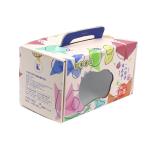 Customized Biodegradable Paper Gift Box 6 Pack Cardboard Beer Bottle Box