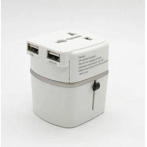 Interchangeable Plugs Android IOS Dual USB Fast Charger