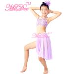 Side Cutoff Skirt Sequin Short Undermeath Top Straps Pinched at Front Centre