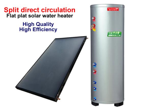 High Efficient Flat Plate Solar Water Heater Corrosion Resistance Simple