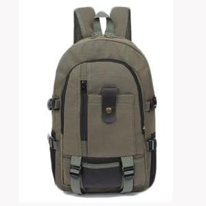 China OEM ODM Canvas College Bookbags For Teenagers factory