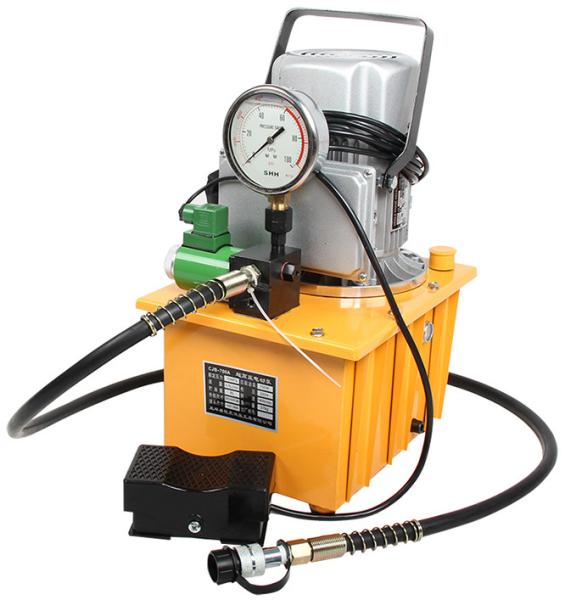 Single action electric hydraulic pump M4101, portable electric motor hydraulic