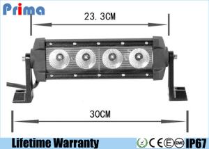 China Single Row 40W 10W 12 Inch Cree Automotive Led Light Bars DC 9 Volt - DC 32 Volt factory