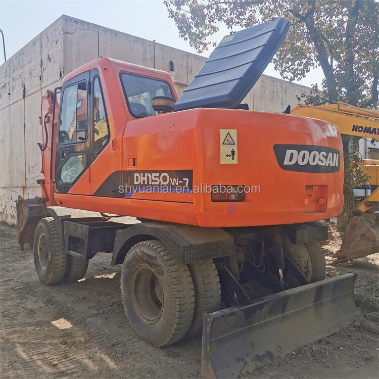 Affordable DOOSAN DH150W Excavator with Original Hydraulic Pump and Low Working Hours