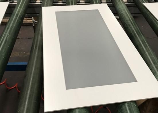 4mm Frosted Tempered Glass , Silk Screen Printing On Glass For Cupboard /