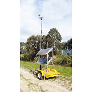 China 6m CCTV Trailer System-pneumatic telescopic mast-mobile trailer CCTV factory