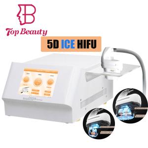 China Painless 5D Ice HIFU Skin Tightening Anti Wrinkle Device factory