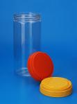 1080Ml Square Plastic Storage Bins Eco Friendly 40℃ Resistance 85MM Caliber