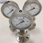 Diaphragm Seal Pressure Gauge 10 Bar Ss316 Glycerine Filled For Chemical Oil And