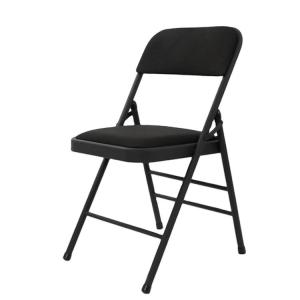 China Hotel Garden Outdoor Stackable Folding Fabric Matt Dining Chair for Outdoor Functions factory