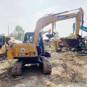 China Sany 75C Used Sany Excavator 6120 X 2220 X 2720mm With AU-4LE2X Engine 11.5rpm factory