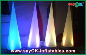 Led Cone Inflatable Lighting Decoration Color Changed With Controller