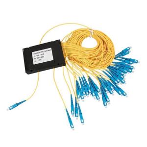 China CATV Systems ABS Box PLC Splitter Single Mode 1x32 Fiber Splitter factory