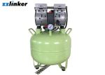 High Volume Portable Gas Powered Air Compressor White / Green Color 32 Liter