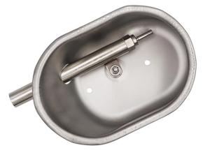 China Middle Size Oval Shape Pig Drinking Bowl Swine Waterer Pig Water Drinkers factory