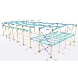 China Pre Engineering Steel Structure Workshop Q355b Q235b Prefabricated Steel Buildings factory