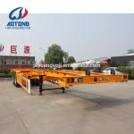 12R22.5 Tire Skeleton Chassis Semi Truck Trailer with 4/8/12 Twist Locks in