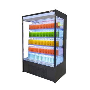 Custom Multi Deck Refrigerated Display Meat Fruit Vegetable Air Cooler