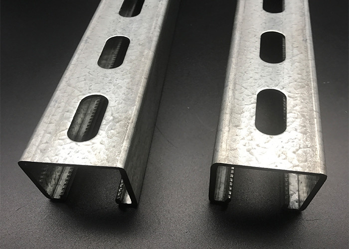 ASTM Slotted Strut Channel 41x41 1-5/8x1-5/8 Stainless Steel Hot Dip Galvanized
