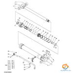 Excavator Hydraulic Bucket Cylinder Assy ZX280-5G ZX280LC-5G ZX290LC-5B ZX290LCN