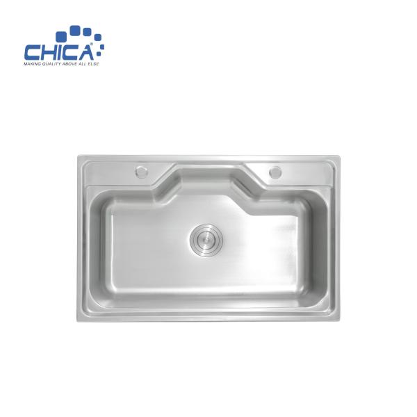 Topmount Kitchen Sink Stainless Steel Press Kitchen Sinks Single Bowl Kitchen