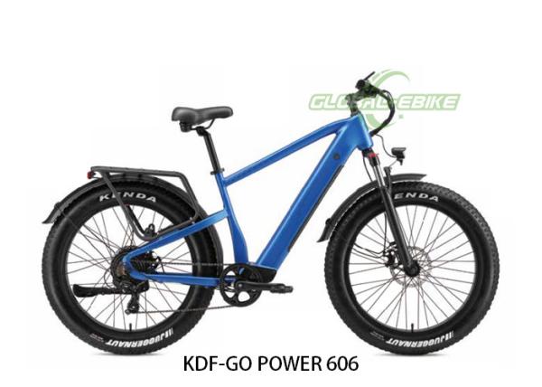 LCD Display 48V 500W Fat Tire Electric Bike CDC Comfortable Saddle 26 Inchx4.0