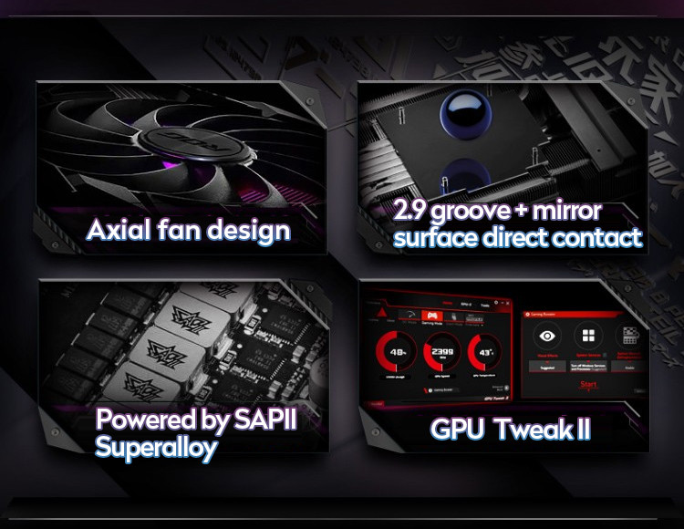 256bit GDDR6X Desktop Graphics Card ASUS NVIDIA ROG-STRIX-RTX3070Ti-O8G-GAMING