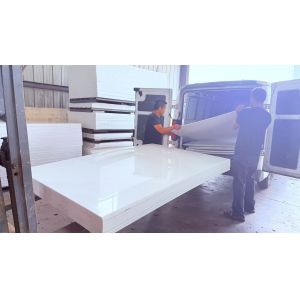 China 8mm UV Resistant White Polypropylene PP Wall Sheet Boards customized factory