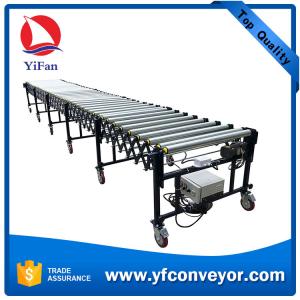 China Heavy Duty Flexible Powered Roller Conveyor-V Belt factory
