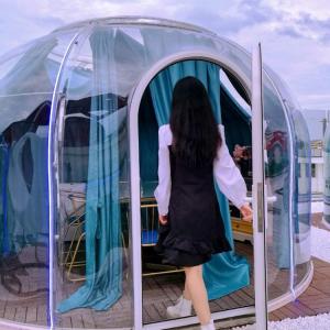 China Aluminium Frame Outdoor Bubble Tents UV Resistance Bubble Camping Tent factory
