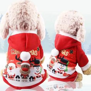 China Cute Dog Christmas Sweater Warm Cozy Stylishly Adorable XS - 2XL Size factory