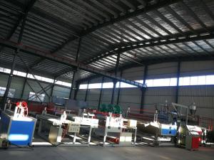 China ABB Inveter PVC Sheet Extrusion Line Energy Saving 2 Workers Operating factory
