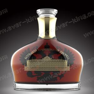China OEM 750 ML Super Flint Brandy Glass Bottle factory