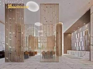 China Customize Art Screen SS Metal Room Dividers Partitions Decorative For Hotel factory