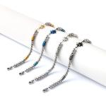 (Customized) Stainless steel men's bracelet, octagonal star Persian style trendy