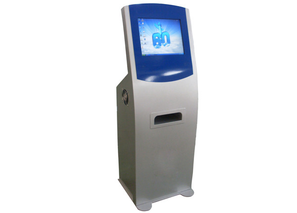 Multimedia Smart Touch Screen Self Service Kiosks with A4 Size Paper Laser