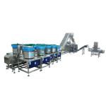 Hardware accessories automatic packaging machine toy cabinet lighting packaging