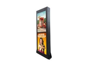 China Outdoor Capacitive Touch Lcd Display 43 Inch Waterproof Digital Signage LCD Movable IP65 Poster For Business Near Me on sale