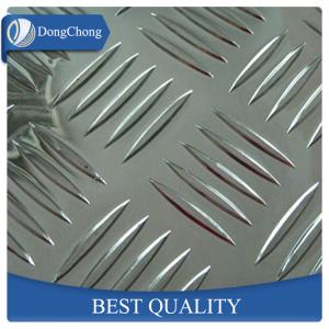China High Strength 5 Bars Diamond Aluminum Sheet 0.4mm - 20mm Thickness SGS Certification factory