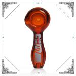 Spoon Pipe Mix Color Grav Hand Blown Glass Pipe 4 Inches Hand Tobacco Pipe