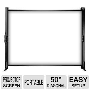 China Electric Fixed Projection Screens For Tabletop Presentation , Retractable factory