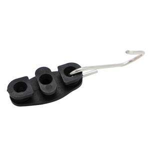 China FTTH Drop Cable Tension Clamp With S Galvanize Steel Hook Cable Installation Kits factory