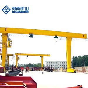 China Remote Control Garage Gantry Crane , Single Beam Mobile Overhead Crane factory