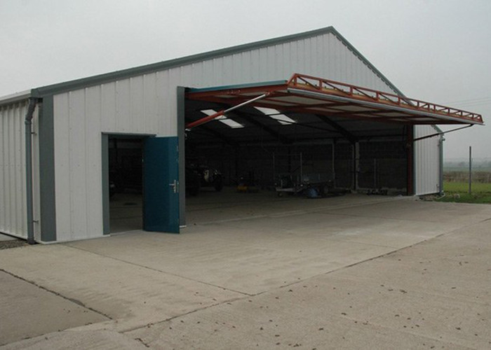 Customized Light Steel Frame Structure Prefabricated Assembly Modular Metal Hanger Workshop Steel Building Recladding