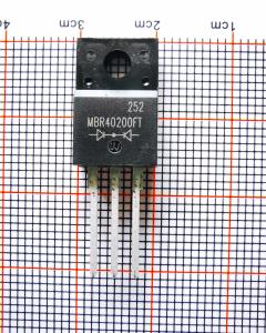 China High Quality Good Price MBR40200FT TO-220F-3L 40A 200V Schottky Diode MBR4040FT THRU MBR40200FT Manufacturer factory