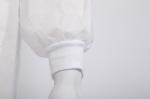 Manufacture supply Disposable SMS White Lab Coat Unisex for Hospital Laboratory